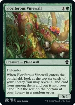 Floriferous Vinewall - Dominaria United (DMU)
Dominaria United