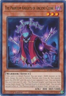 The Phantom Knights of Ancient Cloak - MGED-EN078 - Rare 1st Edition
Maximum Gold El Dorado 1st Edition Singles *Espanol*