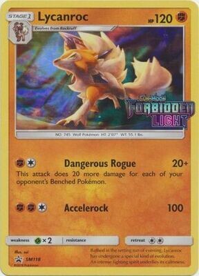 Lycanroc - SM118 - Pre-Release Promo
Pokemon Sun &amp; Moon Promos *Espanol*