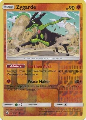 Zygarde - 71/131 - Uncommon Reverse Holo
Sun &amp; Moon: Forbidden Light Reverse Holo Singles