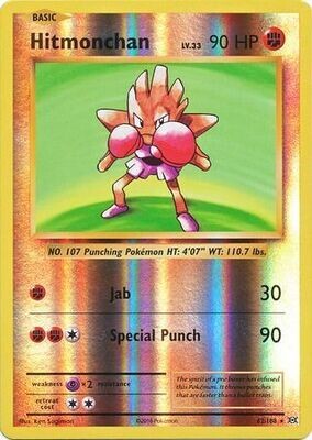 Hitmonchan - 62/108 - Rare Reverse Holo
XY: Evolutions Reverse Holo Singles