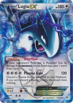 Lugia EX - 102/113 - Ultra Rare
Black &amp; White 11: Legendary Treasures Singles