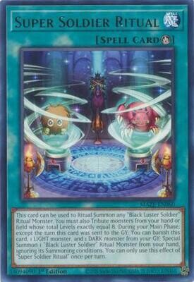 Super Soldier Ritual - MAZE-EN060 - Rare 1st Edition Maze of Memories 1st Edition Singles