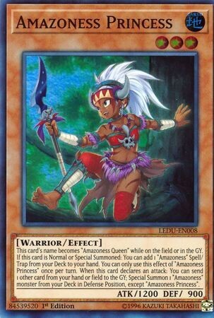 Amazoness Princess - LEDU-EN008 - Super Rare 1st Edition
Legendary Duelists Singles