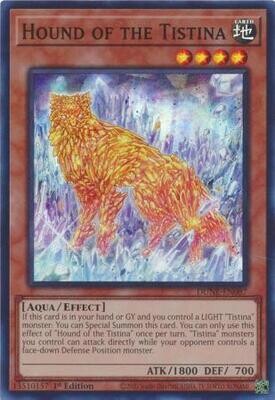 Hound of the Tistina - DUNE-EN087 - Super Rare 1st Edition Duelist Nexus 1st Edition Singles