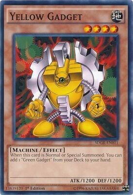 Yellow Gadget - SDGR-EN011 - Common 1st Edition Structure Deck: Geargia Rampage SDGR 1st Edition Singles