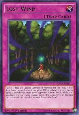 Lost Wind - RATE-EN068 - Rare 1st Edition
Raging Tempest 1st Edition Singles