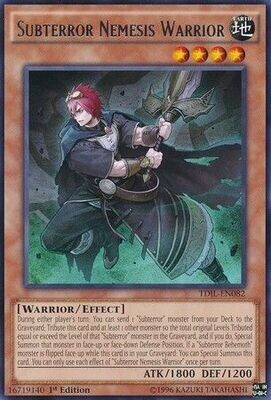 Subterror Nemesis Warrior - TDIL-EN082 - Rare 1st Edition The Dark Illusion 1st Edition Singles