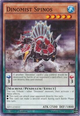 Dinomist Spinos - SHVI-EN032 - Common 1st Edition
Shining Victories 1st Edition Singles