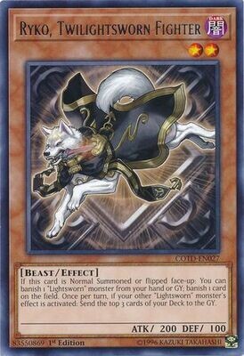 Ryko, Twilightsworn Fighter - COTD-EN027 - Rare 1st Edition
Code of the Duelist 1st Edition Singles