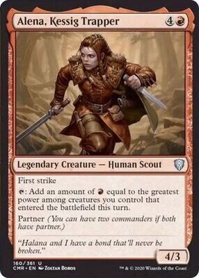 Alena, Kessig Trapper 160/361 Commander Legends Singles