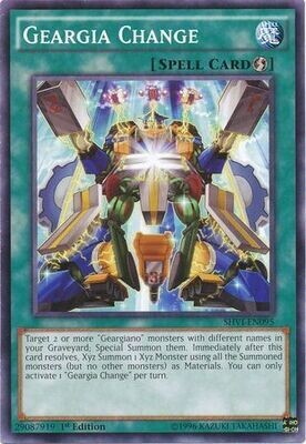 Geargia Change - SHVI-EN095 - Common 1st Edition
Shining Victories 1st Edition Singles