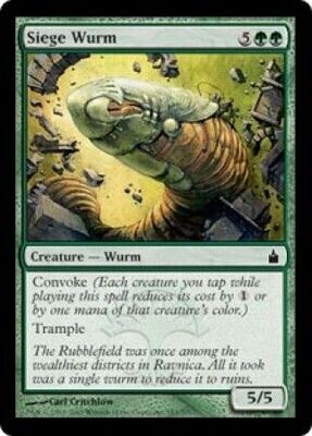 Siege Wurm
Ravnica Singles  (Español)