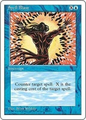 Spell Blast
MTG 4th Edition (Magic Cards) Singles (Italiano)