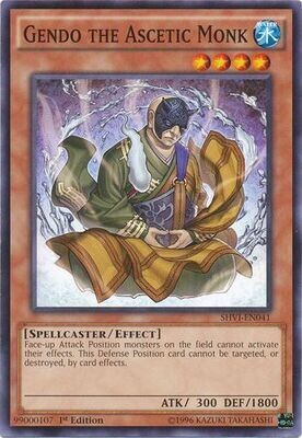 Gendo the Ascetic Monk - SHVI-EN041 - Common 1st Edition Shining Victories 1st Edition Singles (espanol)