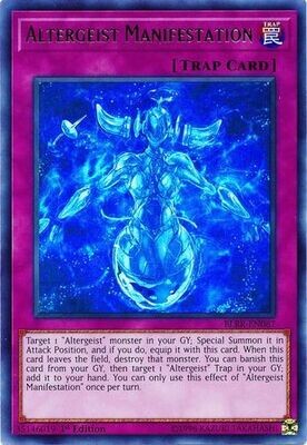 Altergeist Manifestation - BLRR-EN067 - Ultra Rare 1st EditionBattles of Legend: Relentless Revenge Singles *español*