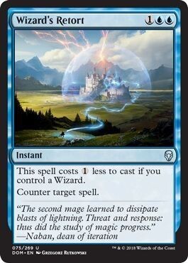 Wizard&#39;s Retort 075/269
Dominaria Singles
  (Español)