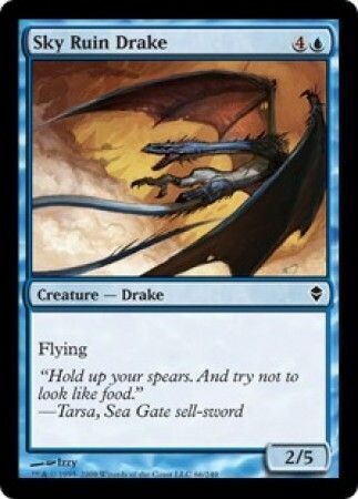 Sky Ruin Drake
Zendikar Singles  (Español)