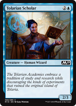 Tolarian Scholar 080/280
Magic 2019 (M19) Singles