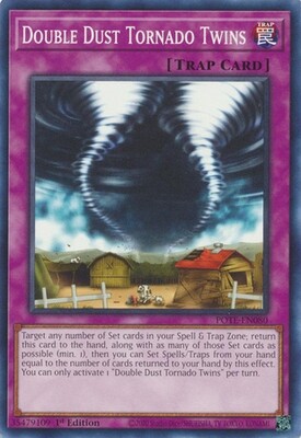 Double Dust Tornado Twins - POTE-EN080 - Common 1st Edition Power of the Elements 1st Edition Singles *Espanol*