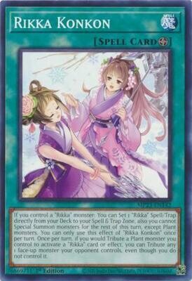 Rikka Konkon - MP23-EN142 - Common 1st Edition Mega Tin 2023 Dueling Heroes Singles