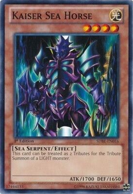Kaiser Sea Horse - SDBE-EN016 - Common 1st Edition Saga of Blue-Eyes White Dragon 1st Edition Singles