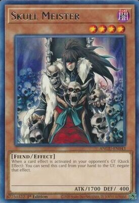 Skull Meister - ANGU-EN043 - Rare 1st Edition Ancient Guardians 1st Edition Singles