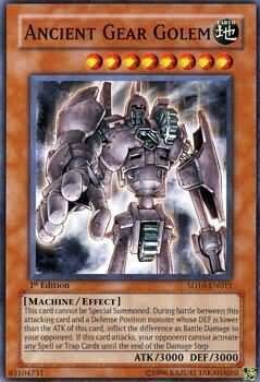 Ancient Gear Golem - SD10-EN012 - Common 1st Edition Structure Deck: Machine Re-Volt 1st Edition Singles