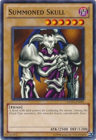 Summoned Skull - DEM1-EN001 - Common Yu-Gi-Oh! Promos: Other *Espanol*