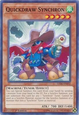 Quickdraw Synchron - LED6-EN032 - Common 1st Edition Legendary Duelists: Magical Hero 1st Edition Singles