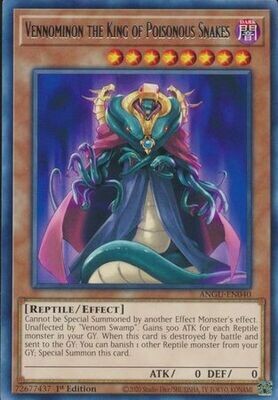 Vennominon the King of Poisonous Snakes - ANGU-EN040 - Rare 1st Edition Ancient Guardians 1st Edition Singles