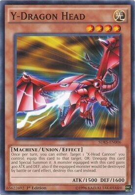 Y-Dragon Head - SDKS-EN006 - Common 1st Edition Seto Kaiba 1st Edition Singles (espanol)