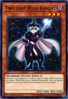 Twilight Rose Knight - LED4-EN029 - Common 1st Edition
Legendary Duelists: Sisters of the Rose 1st Edition Singles