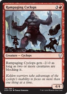 Rampaging Cyclops 139/269 Dominaria Singles