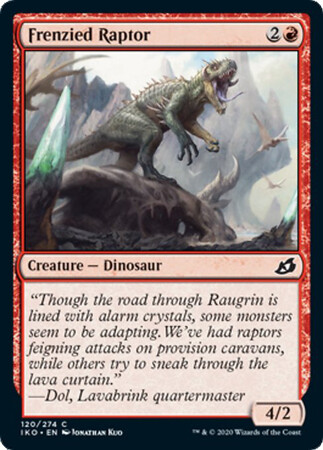 Frenzied Raptor 120/274 - Ikoria: Lair of Behemoths Singles (Español)