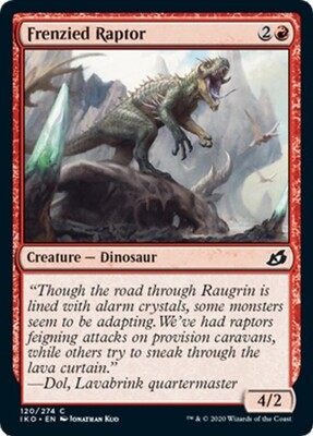Frenzied Raptor 120/274 - Ikoria: Lair of Behemoths Singles