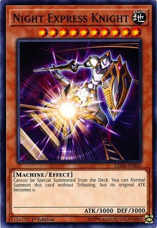 Night Express Knight - LED4-EN040 - Common 1st Edition Legendary Duelists: Sisters of the Rose 1st Edition Singles