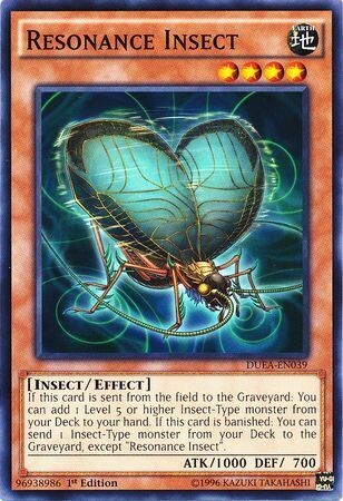 Resonance Insect - DUEA-EN039 - Common 1st Edition Duelist Alliance 1st Edition Singles