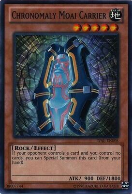 Chronomaly Moai Carrier - LVAL-EN008 - Common Unlimited Legacy of the Valiant Unlimited Singles