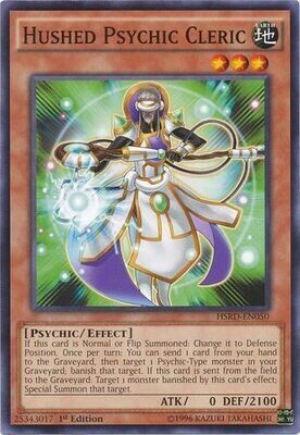 Hushed Psychic Cleric - HSRD-EN050 - Common 1st Edition High-Speed Riders 1st Edition Singles