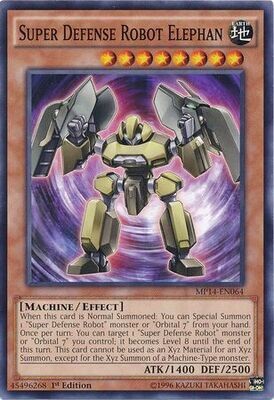 Super Defense Robot Elephan - MP14-EN064 - Common 1st Edition
Yu-Gi-Oh! 2014 Mega-Tins Singles