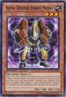 Super Defense Robot Monki - JOTL-EN008 - Common 1st Edition Judgment of the Light 1st Edition Singles