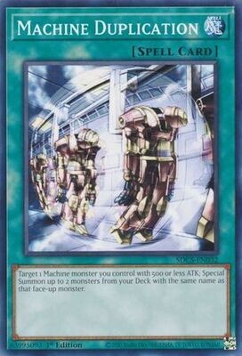 Machine Duplication - SDCS-EN032 - Common 1st Edition Structure Deck: Cyber Strike 1st Edition Singles *Espanol*