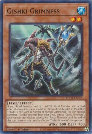 Gishki Grimness - PHHY-EN018 - Common 1st Edition Photon Hypernova 1st Edition Singles