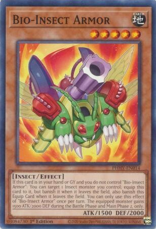Bio-Insect Armor - PHHY-EN014 - Common 1st Edition Photon Hypernova 1st Edition Singles