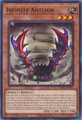 Infinite Antlion - PHHY-EN015 - Common 1st Edition Photon Hypernova 1st Edition Singles (Espanol)