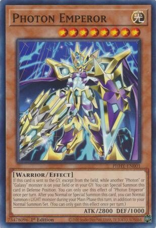 Photon Emperor - PHHY-EN001 - Common 1st Edition Photon Hypernova 1st Edition Singles (español)