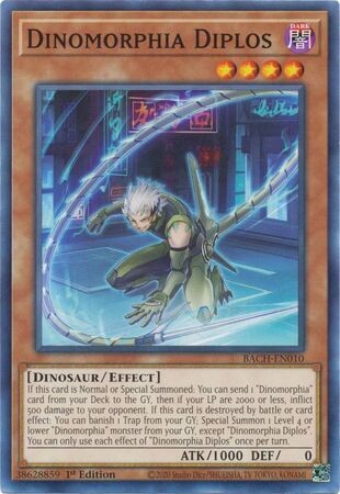 Dinomorphia Diplos - BACH-EN010 - Common 1st Edition Battle of Chaos 1st Edition Singles (espanol)