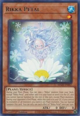 Rikka Petal - MAZE-EN047 - Rare 1st Edition Maze of Memories 1st Edition Singles