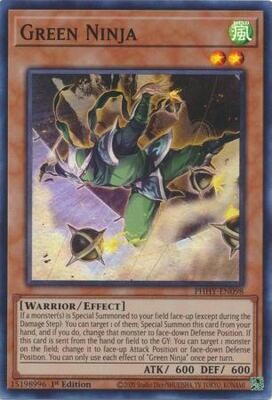 Green Ninja - PHHY-EN098 - Super Rare 1st Edition Photon Hypernova 1st Edition Singles *Espanol*